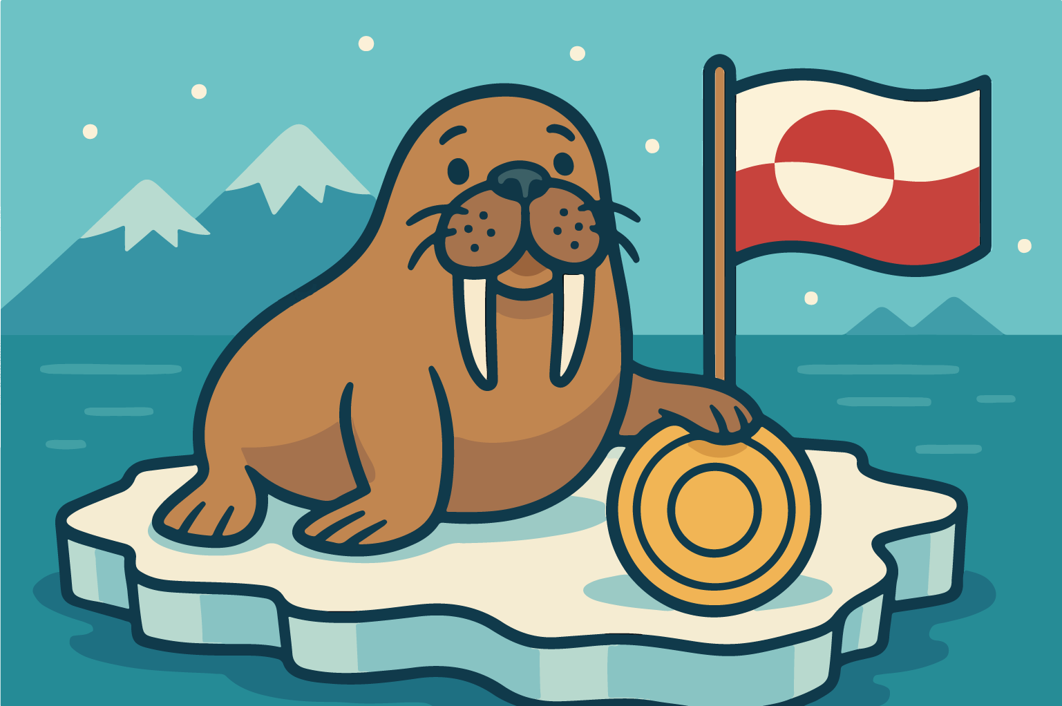 Tuugaaq Walrus on Ice
